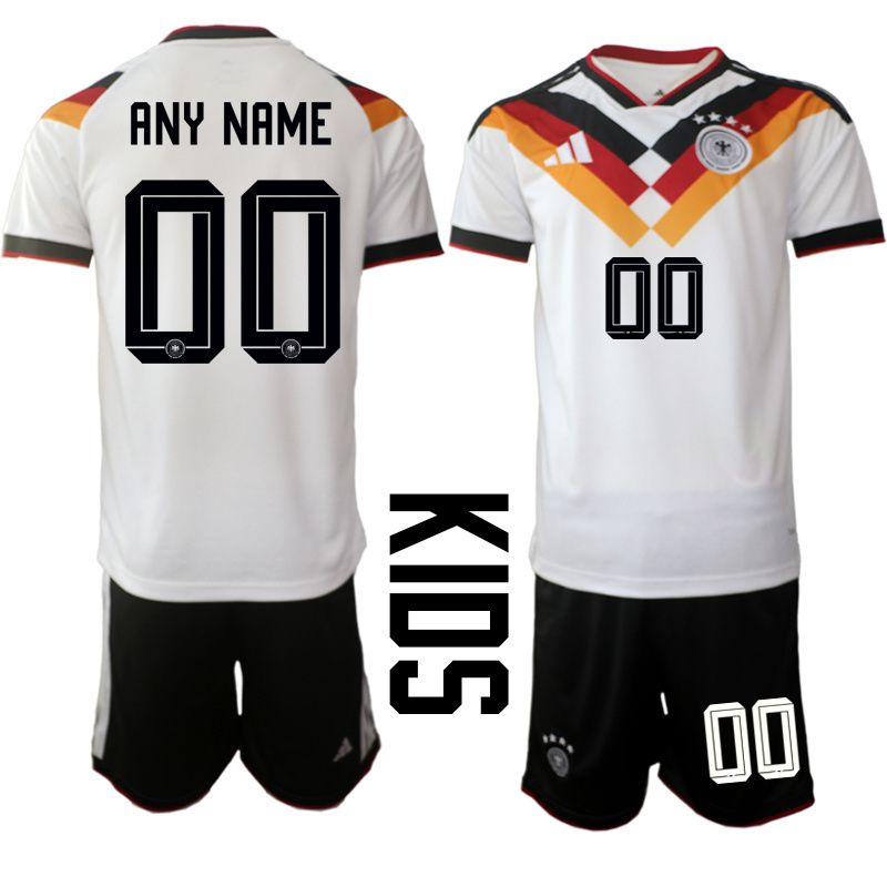Youth 2026 World Cup National Team Germany home white customized Soccer Jersey
